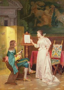 De muziekles of het duet
